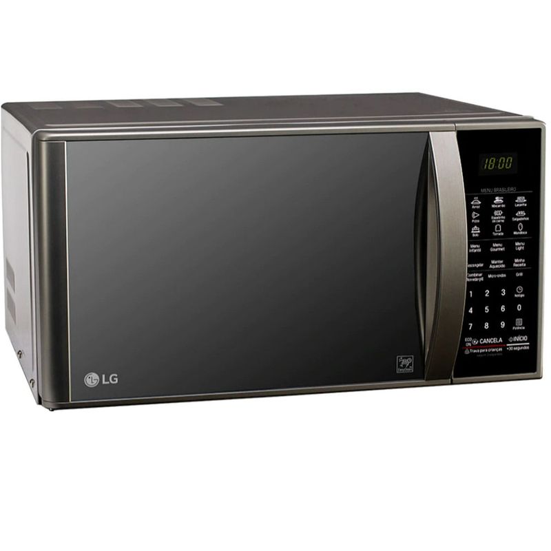Micro-ondas-LG-30-Litros-com-Grill-de-Quartzo-e-Revestimento-EasyClean-Prata-MH7093BR-–-127-Volts