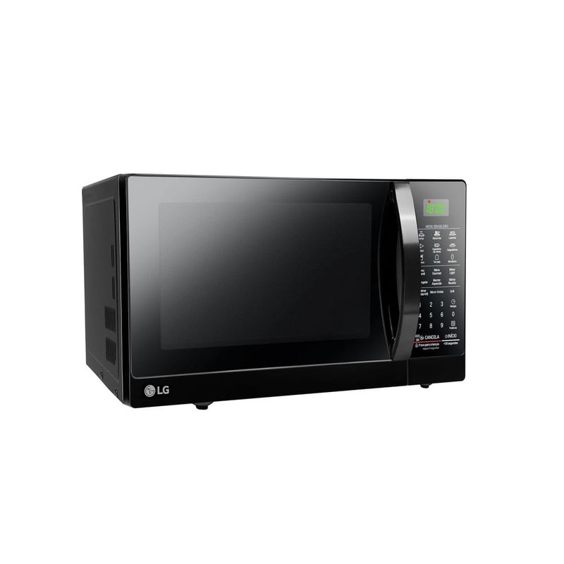MicroondasLG30LitrosPretocomRevestimentoEasyCleanMS3097AR–127Volts