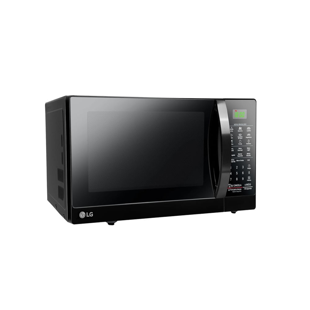 MicroondasLG30LitrosPretocomRevestimentoEasyCleanMS3097AR–127Volts