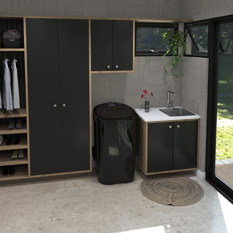 LavadoraDeRoupasMuellerBIG20KgSemiautomaticaPreta127Volts