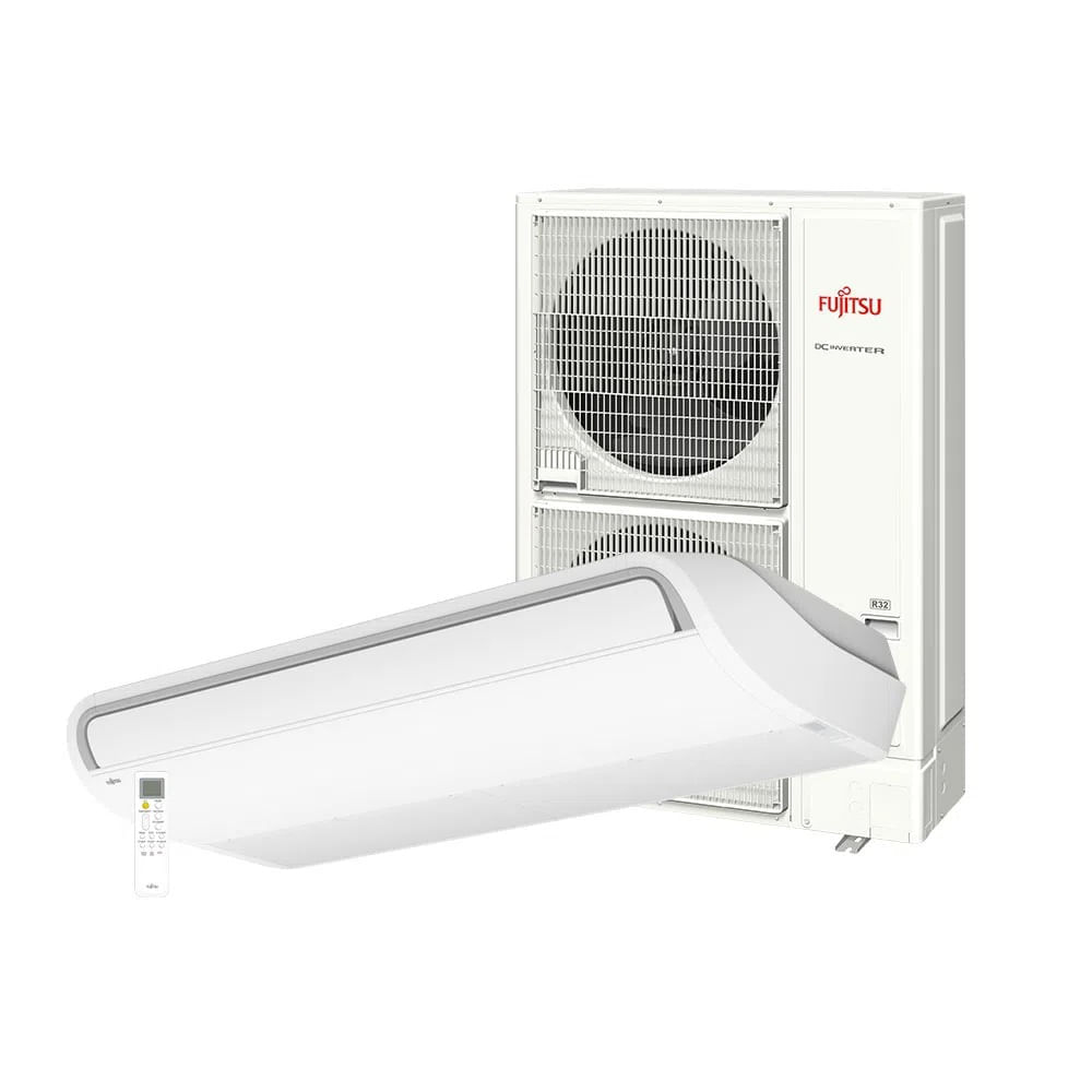 ArCondicionadoSplitTetoInverterFujitsu45000BTUhQuenteeFrioTrifasicoABBH45KRTA