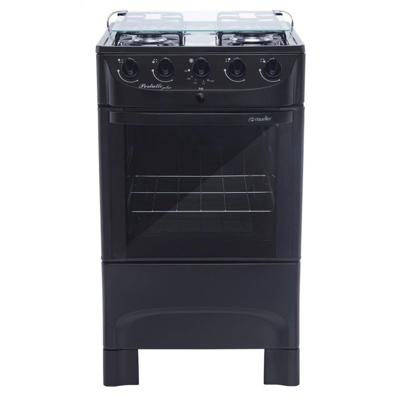 Fogao-de-piso-Mueller-4-Bocas-Preto-Pertutti-Plus---Bivolt-