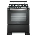 Fogao-Mueller-5-Bocas-Decorato-Gourmet-Preto-Fosco---Bivolt-