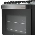 Fogao-Mueller-5-Bocas-Decorato-Gourmet-Preto-Fosco---Bivolt-
