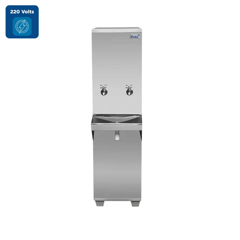 Bebedouro-de-Coluna-Industrial-Frisbel-25-Litros-Inox-220V-RA025