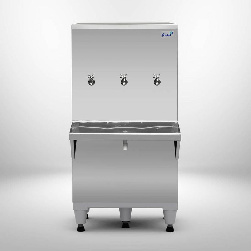 Bebedouro-Frisbel-100-Litros-Coluna-Inox-RA10-–-127-Volts-