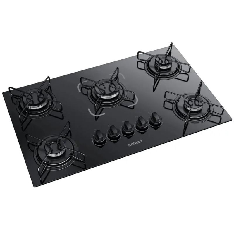 Cooktop-Itatiaia-5-Bocas-Essencial-Preto---Bivolt