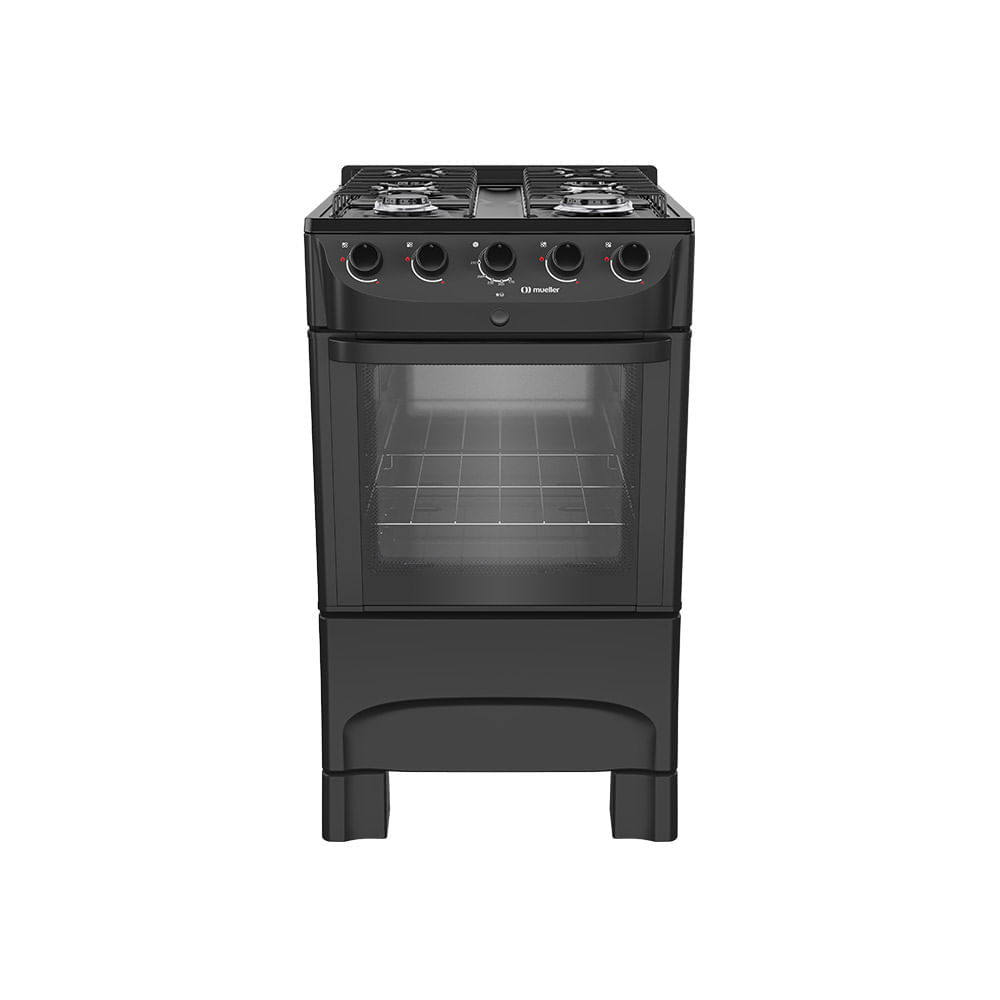 Fogão 4 Bocas Mueller Mfi4bc Preto - Bivolt - 610000822