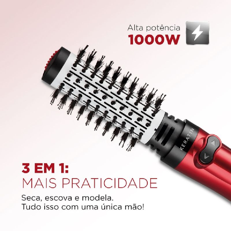 Escova-Secadora-Mondial-Infinity-Keratin-Vermelho-ER-11-KR---220-Volts