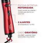 Escova-Secadora-Mondial-Infinity-Keratin-Vermelho-ER-11-KR---220-Volts