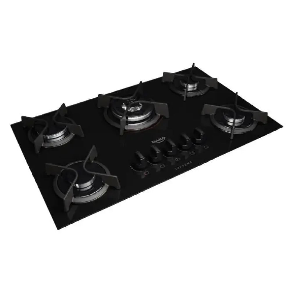 Cooktop-Dako-5-Bocas-Supreme-Preto---Bivolt