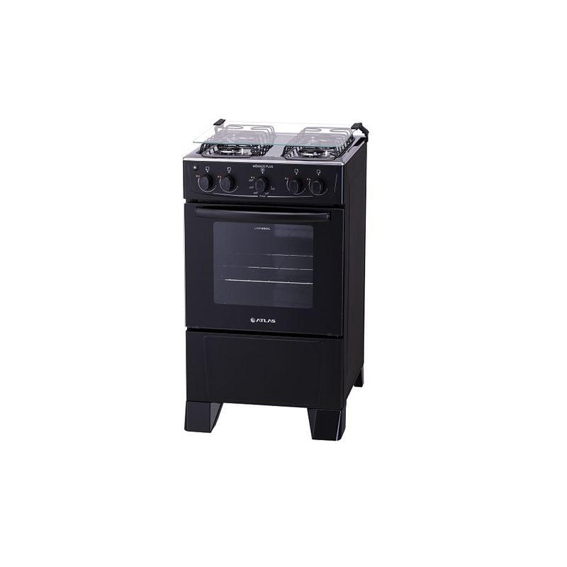 Fogao-De-Piso-Atlas-Monaco-Plus-4-Bocas-Preto---Bivolt-