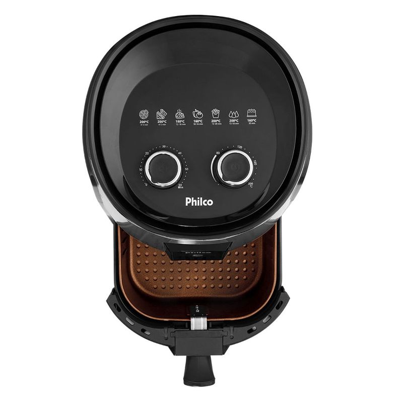 Fritadeira-Air-Fry-Philco-44-Litros-Preta-Gourmet-PFR15PG---127-Volts-