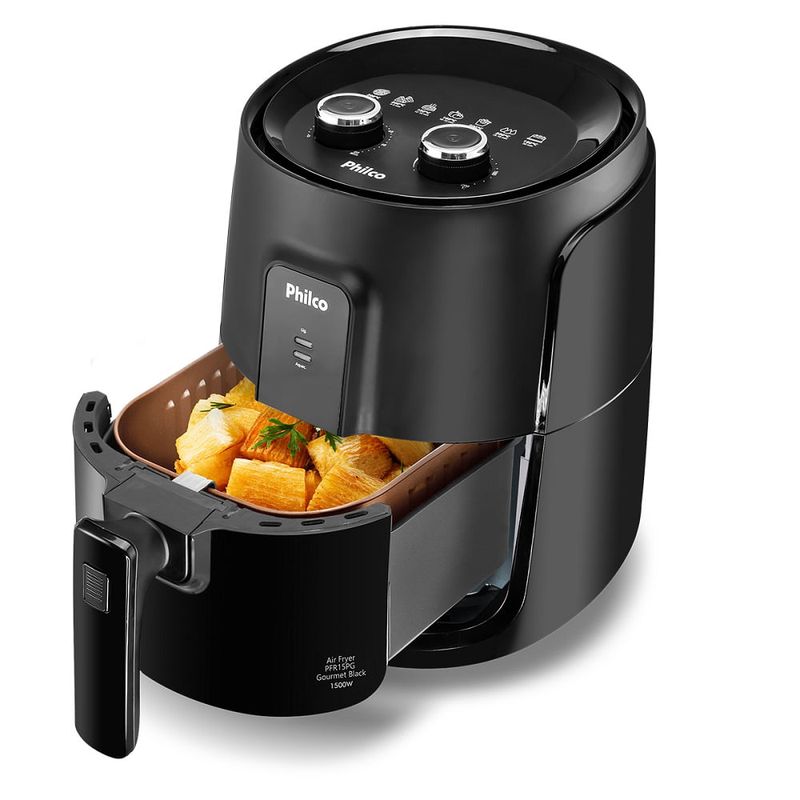 Fritadeira-Air-Fry-Philco-44-Litros-Preta-Gourmet-PFR15PG---220-Volts