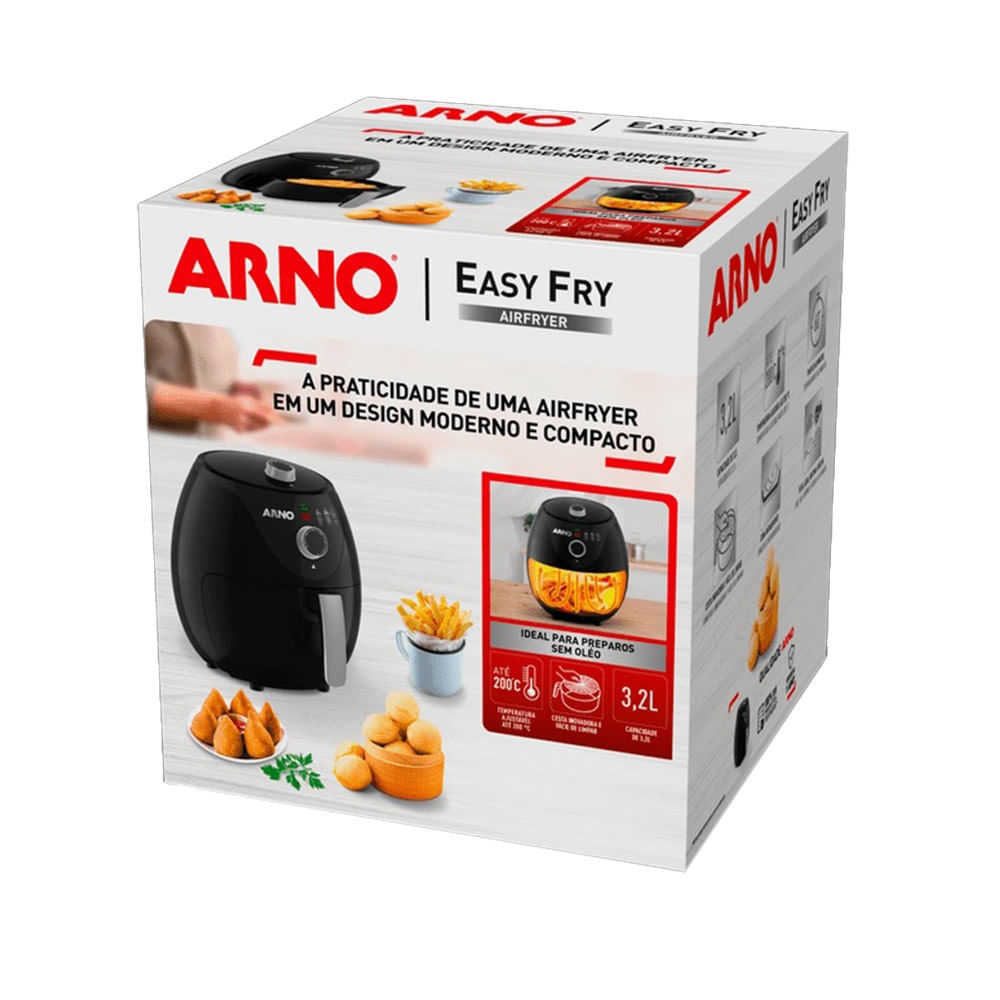 Air-Fryer-Arno-32-Litros-Easy-Fry-Preta-127V-EZFP