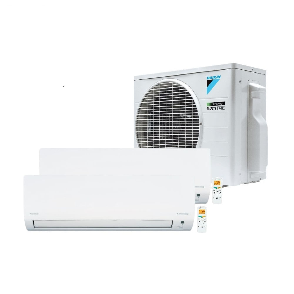 Ar Condicionado Multisplit Bi 21000 Btu(9000+12000) Quente/frio - Inverter - Daikin - 220v - Ctxc09rmvm Ctxc12rmvm / 2mxc18rmvm