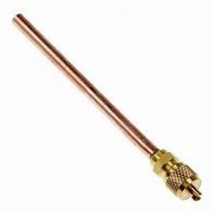 Válvula Schrader 1/4" x 100mm com União de Solda VIX