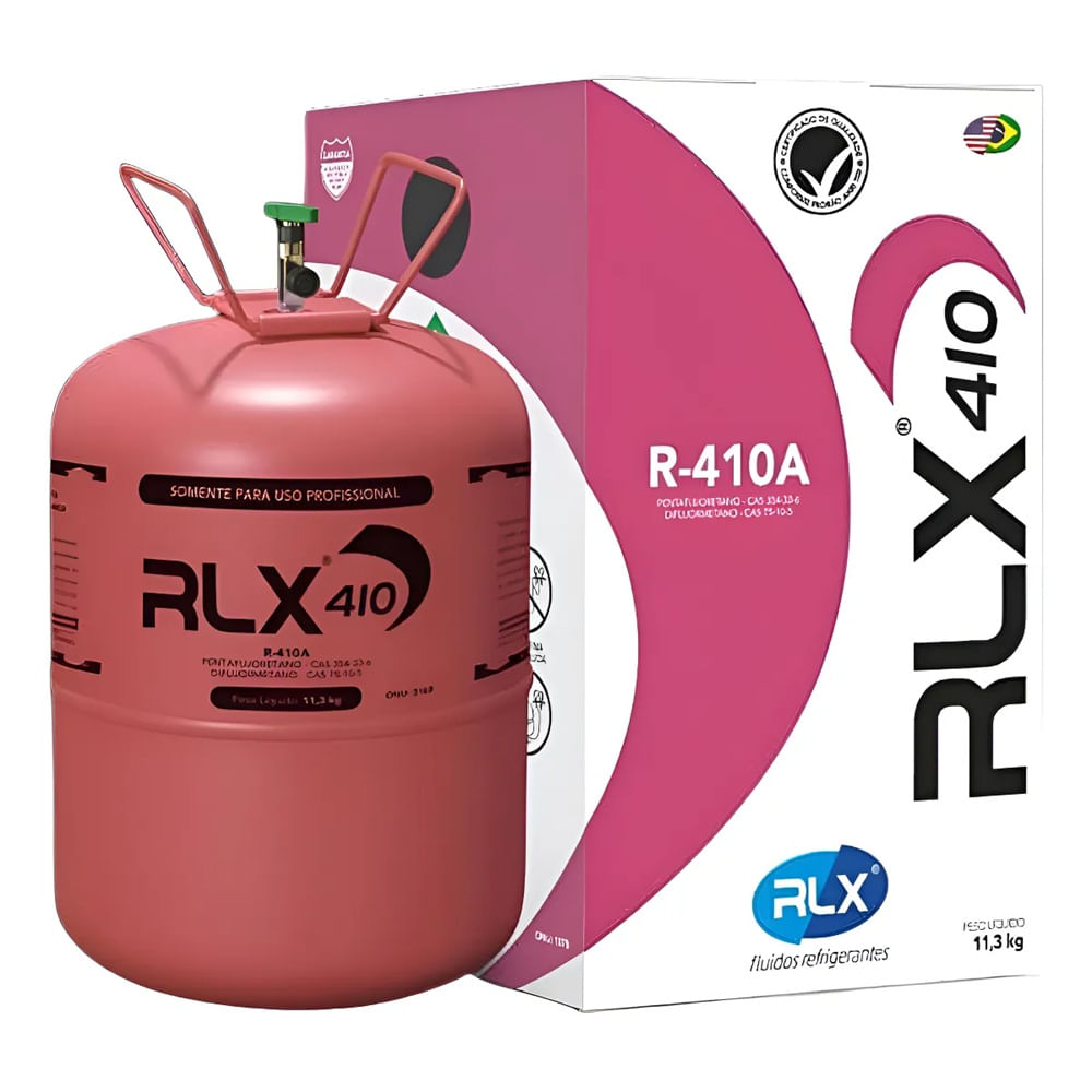 Gás Refrigerante RLX HFC R-410a 11,3kg 1229 | Friopecas.com.br