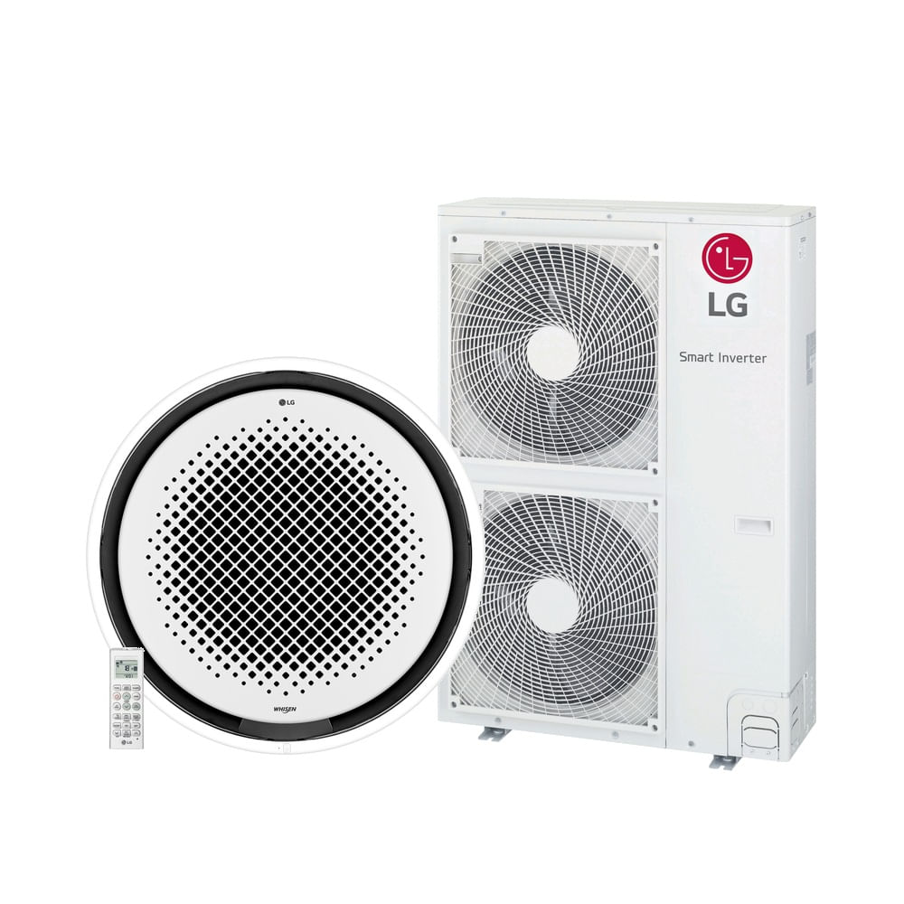Ar Condicionado Split Cassete Inverter LG Round 53000 BTU/h Quente e Frio Monofásico ZT-W60GYLAA - 220 Volts