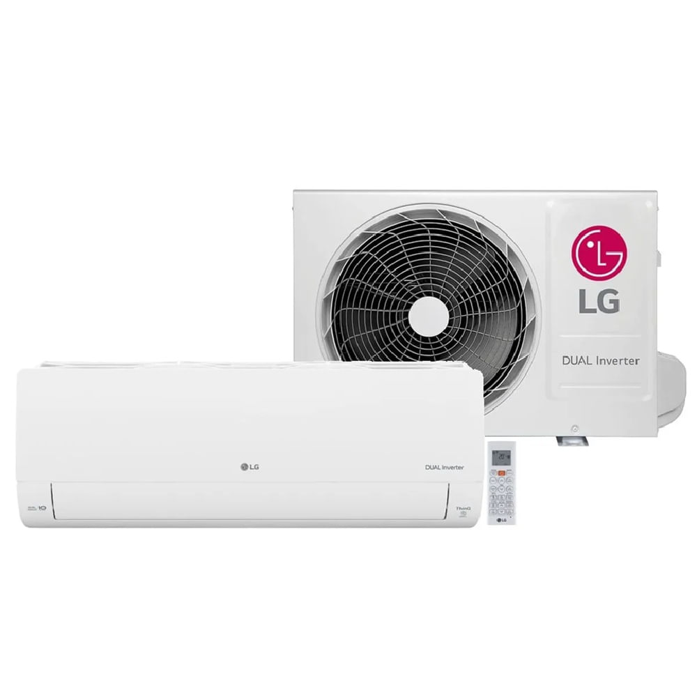 Ar Condicionado Split LG Dual Inverter AI Voice 9000 BTU/h Quente e Frio S3-W09AA31E - 220 Volts