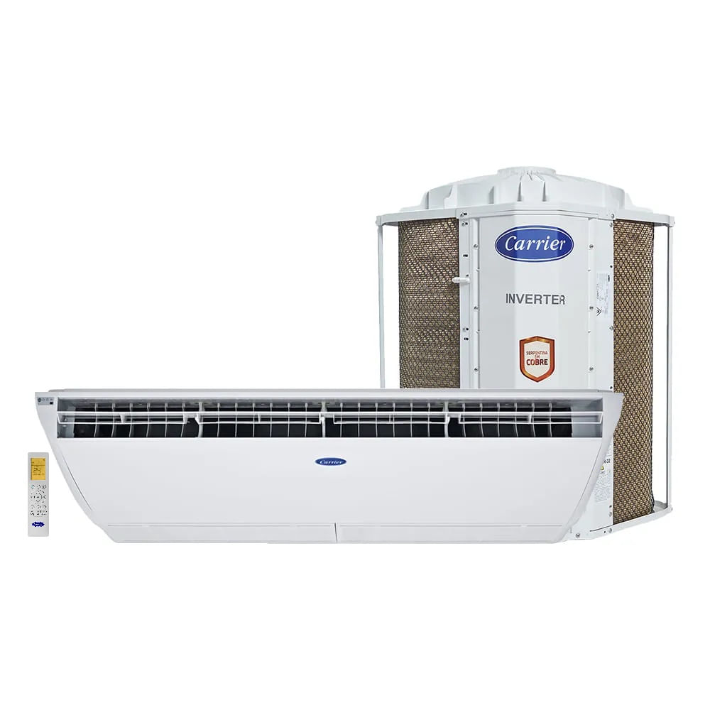 Ar Condicionado Split Teto Xpower Inverter Carrier 36000 BTU/h Frio Monofásico 42ZQVF36C5C - 220 Volts