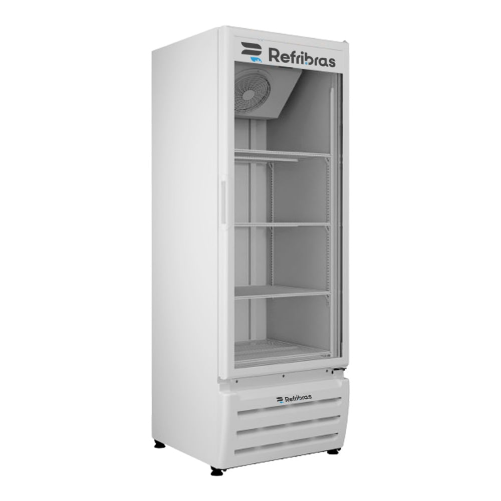 Geladeira/refrigerador 400 Litros 1 Porta Branco Porta de Vidro - Refribras - 220v - C400b2