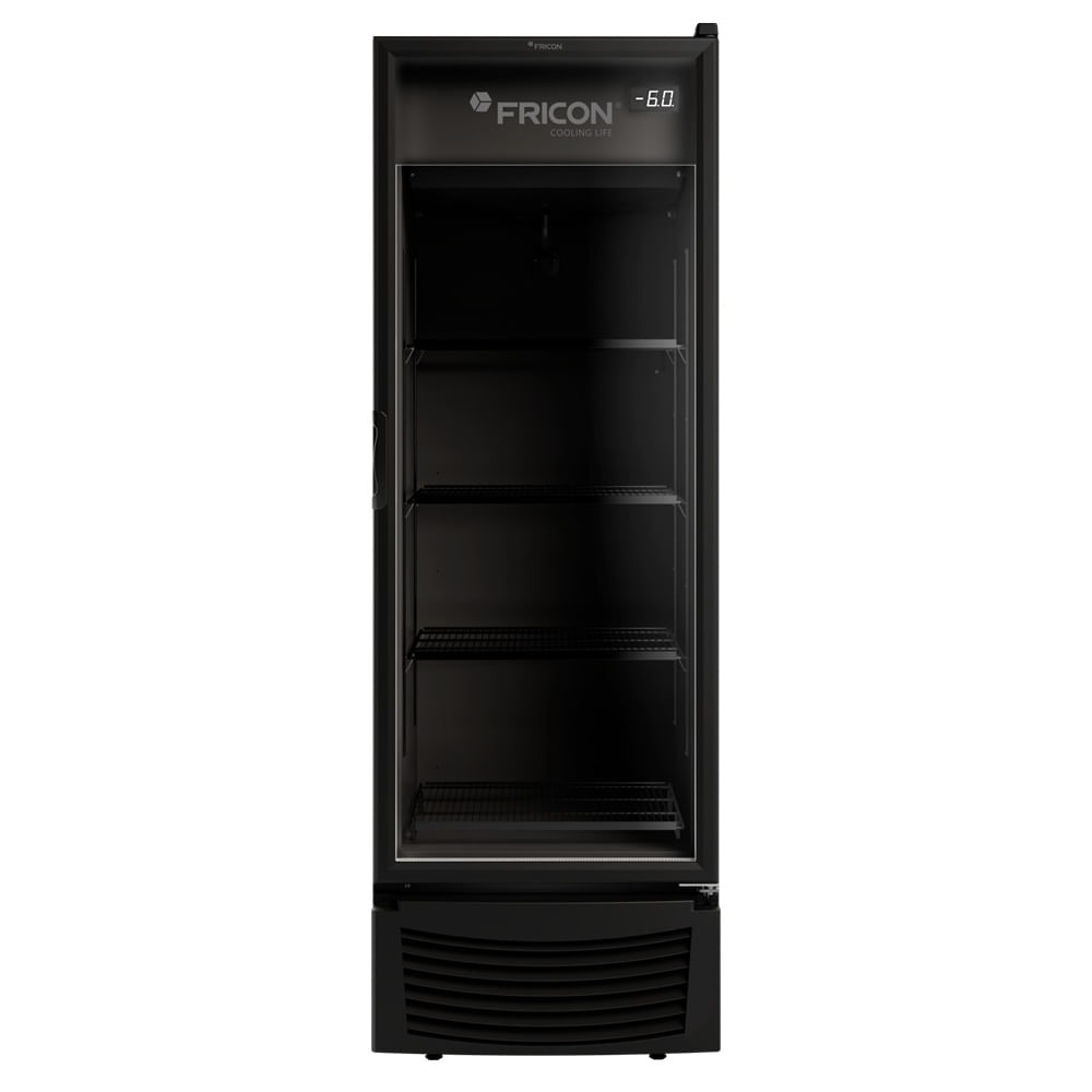 Cervejeira Fricon 433 Litros Total Black Preta VCFC 433 V - 127 Volts