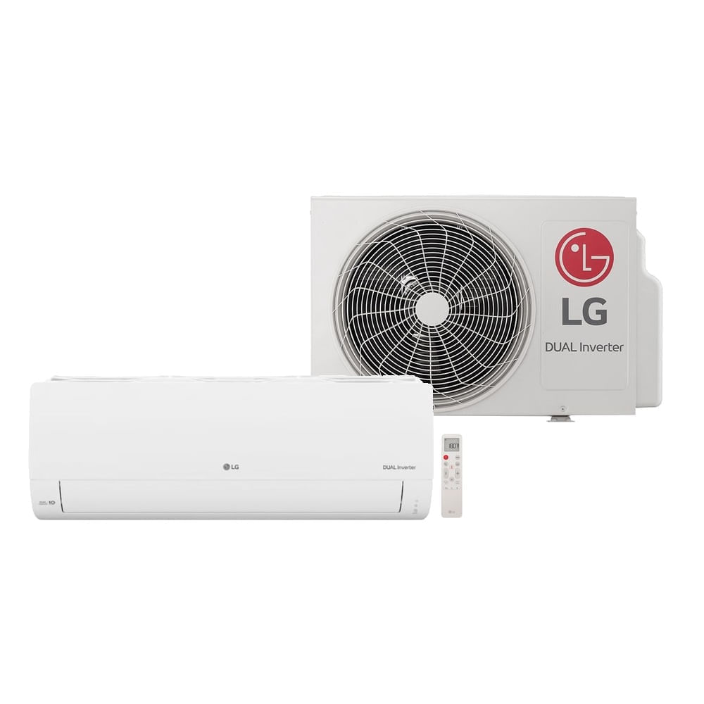 Ar Condicionado Split LG Dual Inverter AI Compact 12000 BTU/h Frio S3-Q12JAQAC - 220 Volts