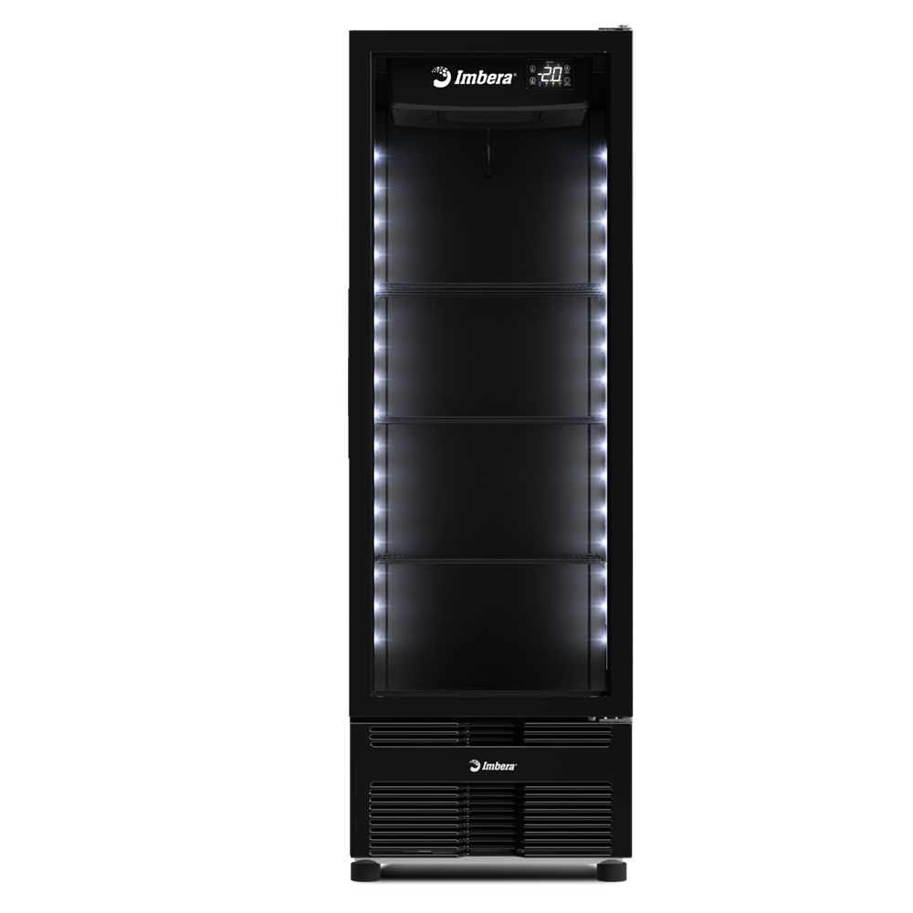 Cervejeira Imbera 538 Litros Porta de Vidro Full Black Preta CCV355 - 127 Volts