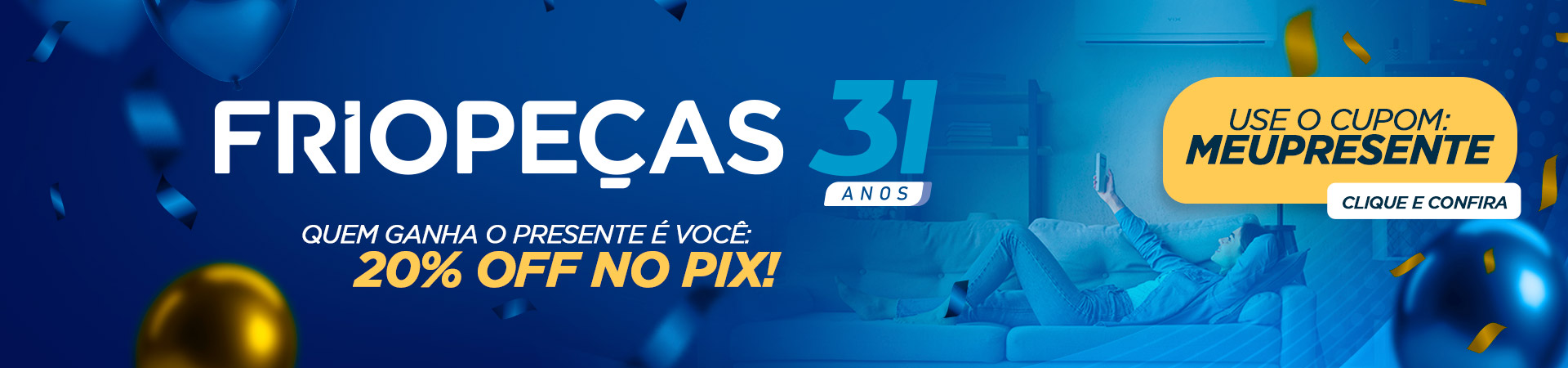 20% Off no PIX